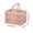 Pink-A, variant on Penkiiy Foldable Plastic Grocery Shopping Basket: Sturdy Vegetable Crates with Handles Collapsible Storage Container for Kitchen Pantry Bathroom
