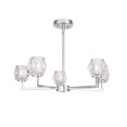 thumbnail image 5 of Woodbridge Lighting Candice 5-Light Cylinder Metal Chandelier in Chrome, 5 of 5