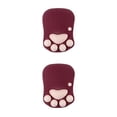 thumbnail image 2 of Thinsony Cat Paw Tapis de Souris avec Base Antidérapante Protection Unique pour Poignet Sûr DS-013 Rouge Vin 2Ensemble, 2 of 6
