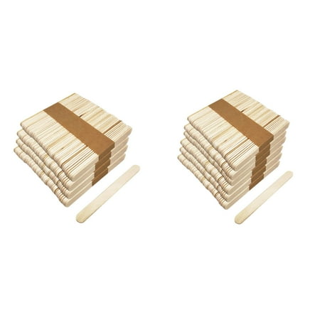 

[50/100/150 /200/300Count] Wooden -Purpose Sticks Craft ICES Ice Wax Waxing Tongue Wood Sticks Lollipop Hard Candy Metal Small round Silicone Spritz Cookie Automatic Star Cake Pan Cool Baking