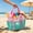 🔥 Mint Green, variant on Msgweeeg Beach Bags Beach Tote Bag Large Mesh Beach Tote Bag for Women Quickily Dry Swimming Pool Bag with Multi Pockets Foldable Travel Gym Tote for Beach Towels Toiletries Summer