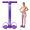 Purple, variant on 6 Tube Pedal Resistance Bands with Handles, Multifunction Foot Pedal Puller for Core Strength Training, Home Gym Exercise Equipment for Abdomen Waist Arms Legs