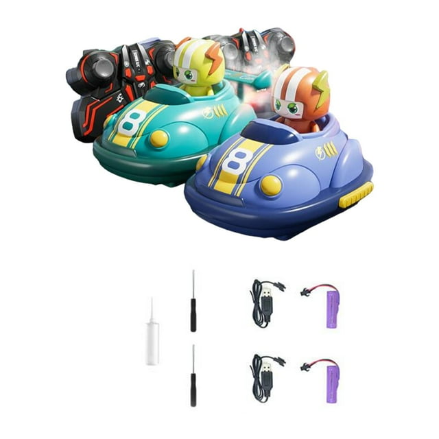 2 Piezas De Coche De Juguete RC Multijugador Competitivo Coche De Juguete Portátil Jugadores Luchan Niños Coche De Carreras Sin fútbol