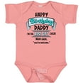 thumbnail image 3 of Inktastic Happy Birthday, Daddy Best Ever in Blue Boys or Girls Baby Bodysuit, 3 of 5