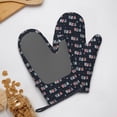 thumbnail image 4 of Hirioo USA for Silicone Oven Mitts for BBQ, Baking, Cooking, Set of 2, Heat Resistant 260℃, Non-Slip Kitchen Essentials, 4 of 6