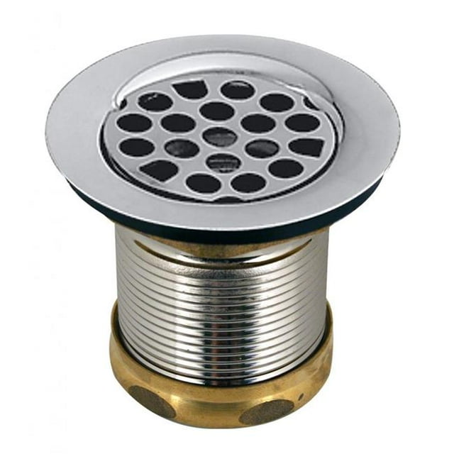 Westbrass D2181-26 Grid Basket Style Bar Strainer in Polished Chrome