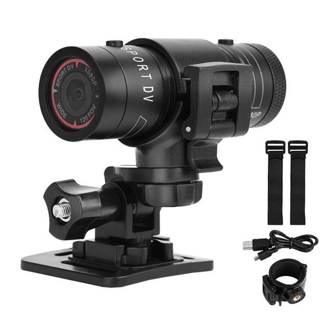 Bike Helmet Camera 120° Wide Angle Bicycle Sports Camera Waterproof Action Camera for Outdoor