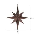 thumbnail image 2 of Vickerman M167575 15.75 in. Chocolate Glitter Bethlehem Star Ornament, 2 of 2