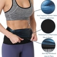 thumbnail image 2 of Men Women Sweat Waist Trainer Body Shaper Sauna Belt Neoprene-Free Slimming Hot Girdle Shapewear, 2 of 6