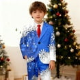 thumbnail image 2 of Boys Christmas Festive Printed Youth Jacket Celebration Holiday Themed Design Junior Youth Jacket Style, 2 of 5