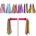 thumbnail image 3 of Bicicletas 2 uds, serpentinas de bicicleta arcoíris para niños, cintas para scooters con borlas para Tomshoo Bicicletas, 3 of 7