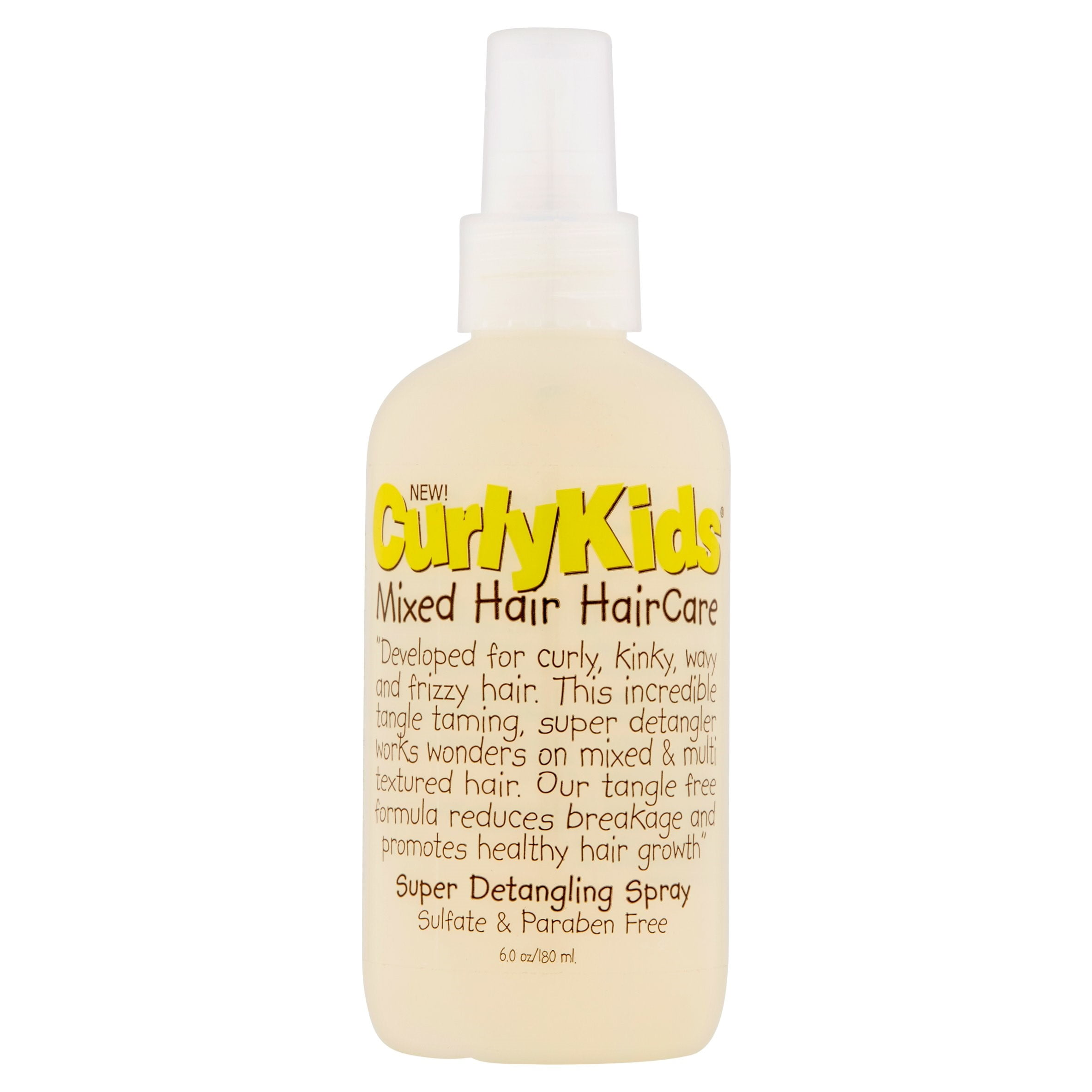 Curlykids Mixed Hair Haircare Super Detangling Spray 6 0 Oz