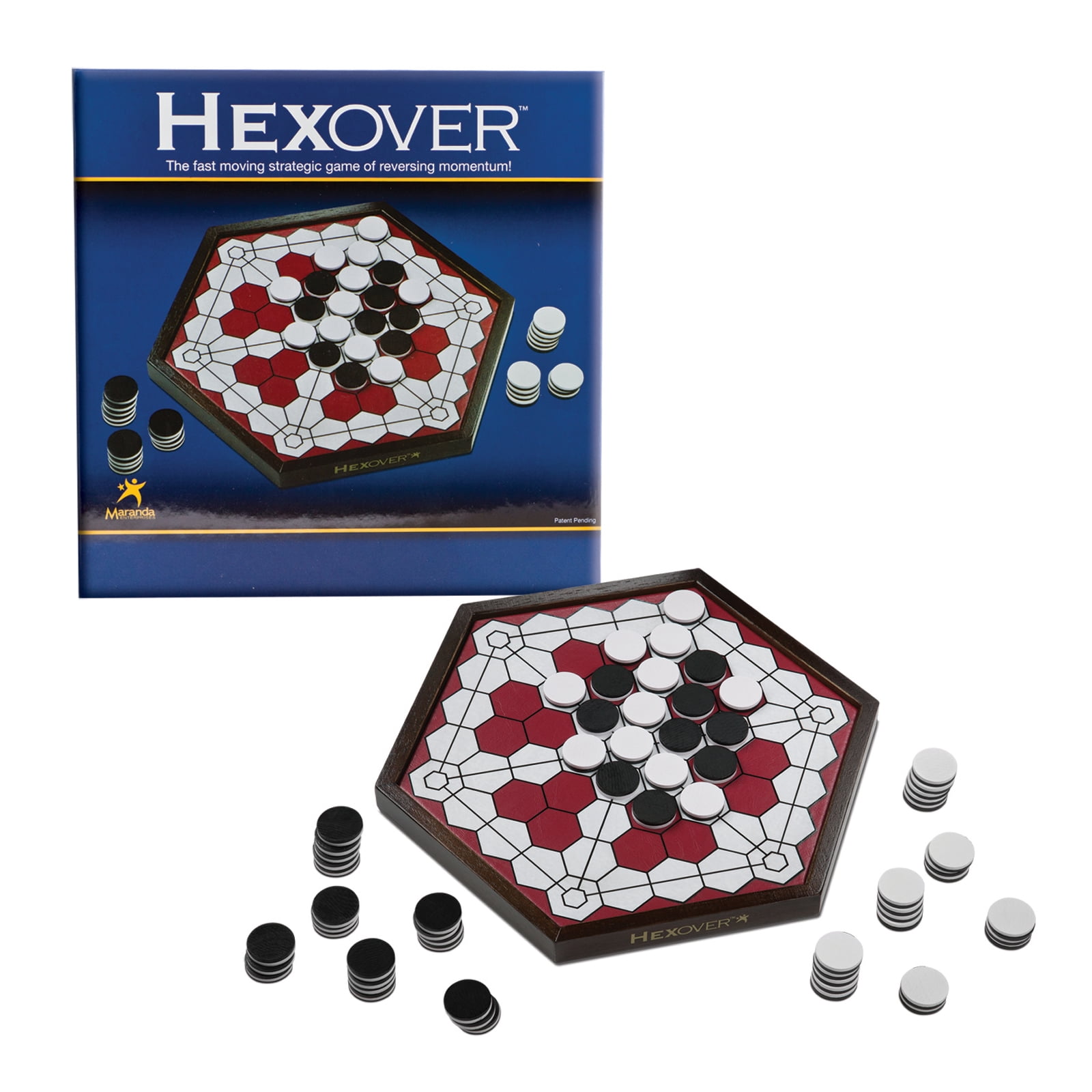 Hexover Board Game by University Games