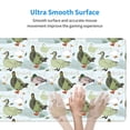 thumbnail image 5 of Pofeuu Mallard Ducks Wild Birds Print Desk Mat for Keyboard and Mouse，Computer Desk Matt for Desktop，Large Mouse Pad for Desk，Desk Pads on Top of Desks 12x31.5in, 5 of 8