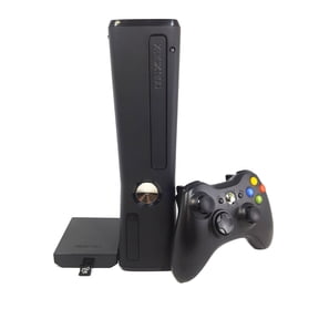 Restored Microsoft Xbox 360 Slim Video Game Console, 250GB, Black, 1 Piece