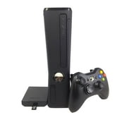 Restored Microsoft Xbox 360 Slim Video Game Console, 250GB, Black, 1 Piece