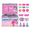 Barbie, variant on Stitch Beauty Deluxe Train Case, Make Up for Girls, Ages 3+, by Townley Girl