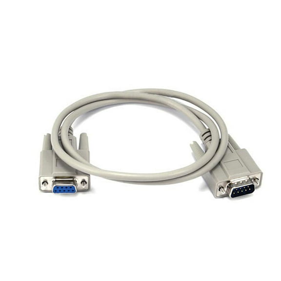 Monoprice Serial Cable - 3 Feet - Molded DB9 Male to Female Extension Cable