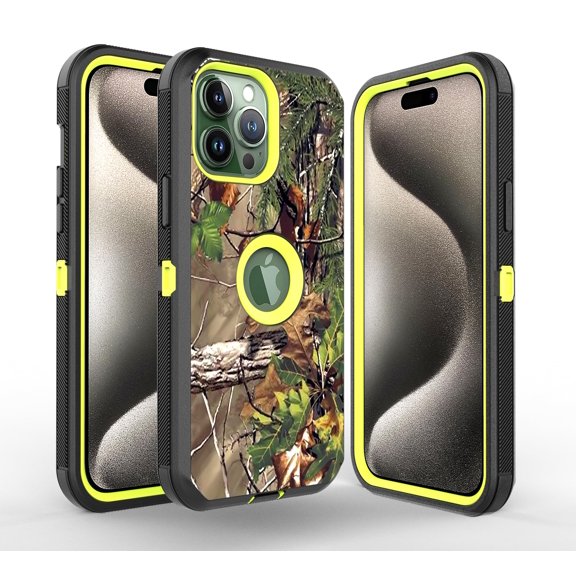 Funda Defender Fastsun iPhone 16 Pro Camo con carga inalámbrica