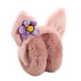 thumbnail image 1 of Orejeras mullidas para clima frío para mujer, diadema cálida para invierno, calentadores de orejas holgados y bonitos, 1 of 5