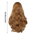 thumbnail image 3 of Perruque 24 Pouces Perruque Femme Cheveux Longs Bouclés Grands Cheveux Longs Naturels Cheveux Longs Raides Perruque en U Extensions, Perruque pour Femmes, 3 of 7