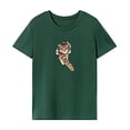 thumbnail image 2 of Camiseta para mujer Yinane verano transpirable cuello redondo deportes XL, 2 of 7