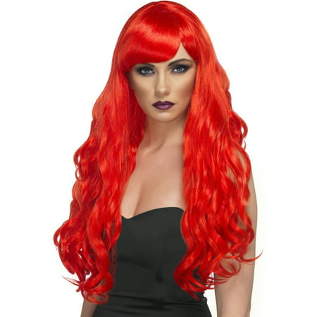 Desire Long Curly Costume Wig Assorted Colors 42111 - Red