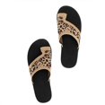 thumbnail image 4 of Sandalias Zapatos de mujer Tacón plano Moda casual Cómodas Zapatillas de malla con estampado de leopardo Wmkox8yii  ytu4114, 4 of 4