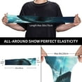 thumbnail image 2 of Xecao's Undersea Shark print Arm Sleeves offer cooling UV protection and sports compression for both men and women., 2 of 5