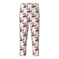 thumbnail image 2 of Gukieu Cartoon Helicopter Print Youth Home Trousers, Elastic Waistband with Pockets for Home and Outing, Suitable for Children Aged 5-16-XS(5-6), 2 of 6