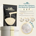 thumbnail image 3 of Lifestance 1lb/16oz Coconut Cream Brazilian Bikini Hard Wax Beads Kit for at Home Sensitive Skin Hair Removal on Face, Body, Legs, Underarms, Eyebrow, 3 of 10