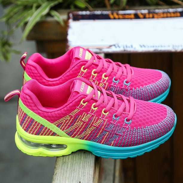 Zapatos para caminar transpirables para mujer, zapatos deportivos antideslizantes, zapatos deportivos para 4 estaciones Likrtyny Tenis De Mujer Tenis De Hombre