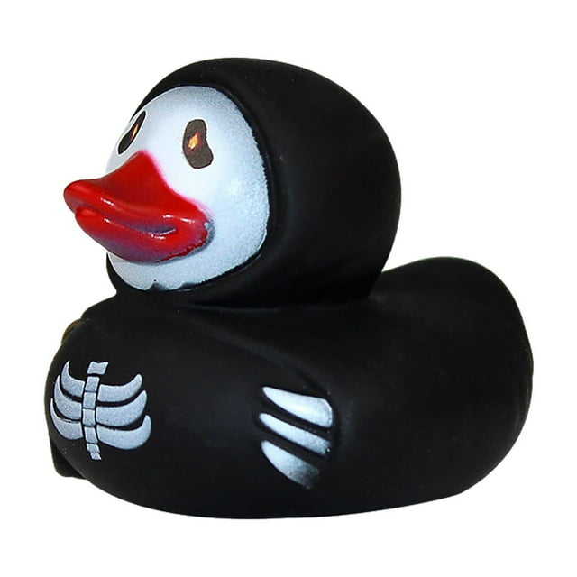 DPTALR Halloween Horror Ducks Ghost Face Can Press The Little Black Ducks