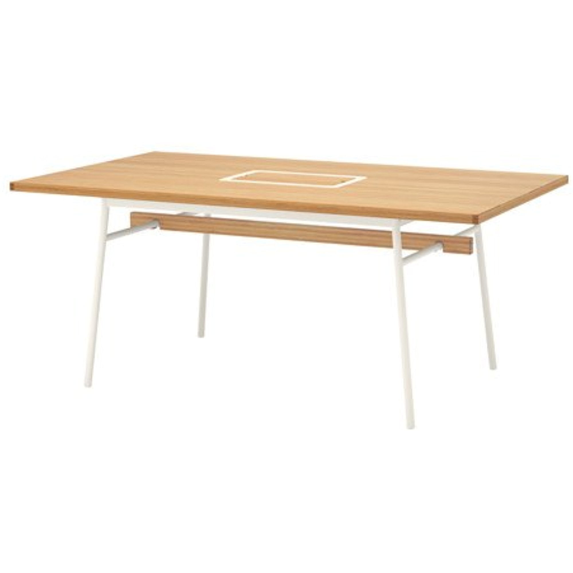 Ikea Table, bamboo, white 228.14202.3030