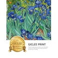 thumbnail image 5 of DECORARTS - Irises in the Garden, Vincent Van Gogh Art Reproduction. Giclee Prints Match with Golden Framed for Wall Decor. Picture Size: 20x16 in, Framed Size: 26x22 in, 5 of 7