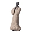 thumbnail image 4 of Estatua de Buda Pequeño, Adorno de Escritorio, Centro de Mesa, Tallado a Mano, Cerámica gris, 4 of 9