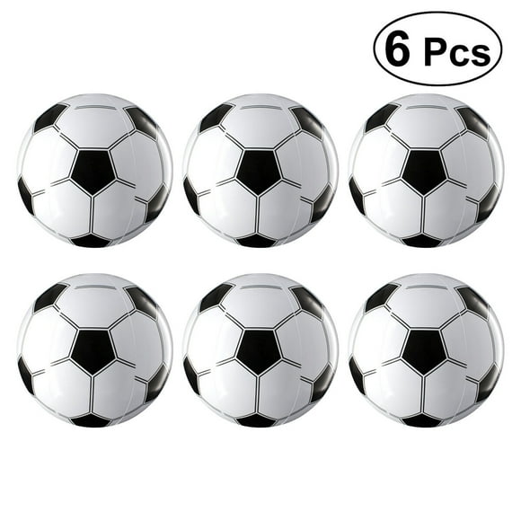 6Pcs Inflatable Soccer Balls for Football Match Theme Party 11Inch