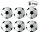 thumbnail image 1 of BRIGHTFUFU Juego de 6 pelotas de fútbol inflables para fiestas, suministros, decoraciones, juguetes de fútbol para niños (blanco y negro), 1 of 7