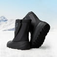thumbnail image 2 of DREAM PAIRS Kids Snow Boots Boys & Girls Winter Waterproof Mid-Calf Outdoor Warm Shoes Black/Army Camo Size 9, 2 of 6