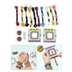 thumbnail image 4 of Kit para hacer pulseras con cuentas de plástico de colores para manualidades, ideal para principiantes. 2 cuentas de caja., 4 of 9
