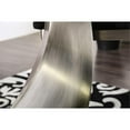 thumbnail image 4 of Pemberly Row Modern Contemporary Glass Top Dining Table in Silver, 4 of 9