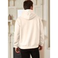 thumbnail image 2 of CAILDANL Mens Casual Cotton Hooded Collar Drawstring Hoodies Pullover Sweatshirts Casual Long Sleeve Shirts, 2 of 2