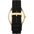 thumbnail image 2 of Michael Kors MK7313 Black Gold Tone Logo Dial Black Silicone Band Women's Watch, 2 of 4