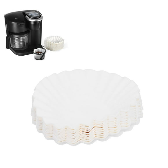 Pour Over Filter Paper, Filter Paper Coffee Parts Pressed Folded Edge Raw Wood Pulp  for Hand Brewed Coffee for  K- ESSENTIALS