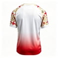 thumbnail image 5 of 2026 Soccer Cup Raglan Short Sleeve T-Shirt for Men, Crew Neck Jersey Graphic Tee - England Lion & Flag Print Athletic Top for Daily Wear & Party Pink L, 5 of 5