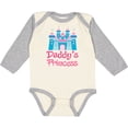thumbnail image 3 of Inktastic Princess (Daddy's) Girls Long Sleeve Baby Bodysuit, 3 of 5