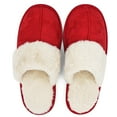 thumbnail image 5 of LAVRA Women's Furry Slipper Faux Fur Trim Mule Slide Slip On Indoor, 5 of 5