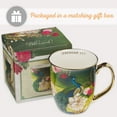 thumbnail image 6 of Christian Art Gifts Large Ceramic Peacock Scripture Coffee & Tea Mug for Women: Blessed - Inspirational Bible Verse Non-toxic Drinkware w/ Gold Accents, Green, Teal & White Multicolor Floral, 14 oz., 6 of 6