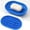 Blue, variant on Silicone Drainage Tray - Kitchen Soap Dish Drying Rack - Perforated Drip Catching Stand - Sponge and Dishcloth Organizer - 1 Pack - Yellow