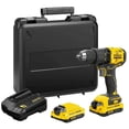 thumbnail image 1 of Kit Atornillador Inalámbrico Brushless Stanley Batería 20V SBD710C2K, 1 of 4